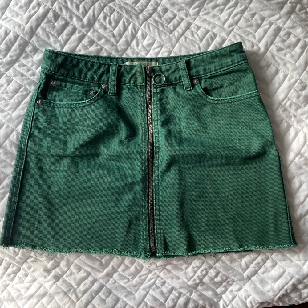 We the Free Green Skirt